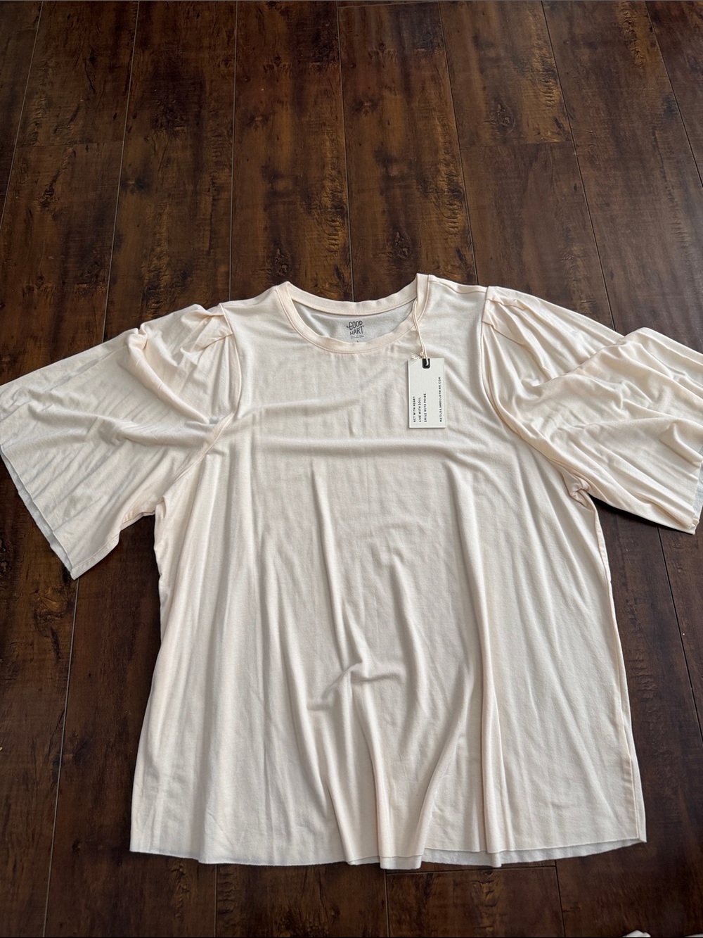 Matilda Jane Cream Short-Sleeve Puff Tee